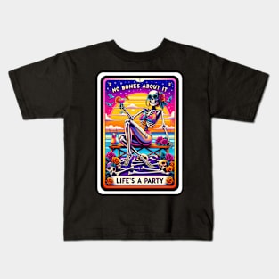 No bones about it, Life's a party Kids T-Shirt